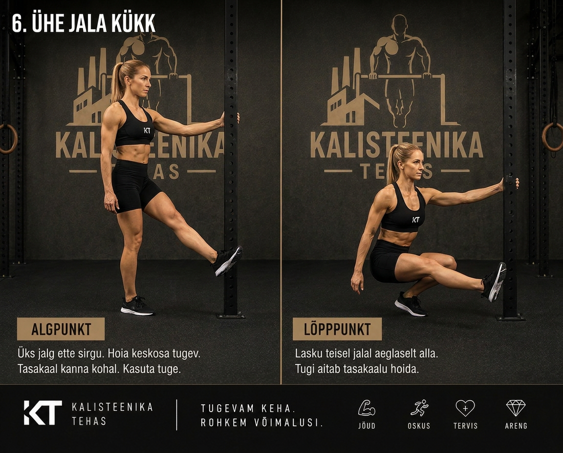 Ühe jala kükk