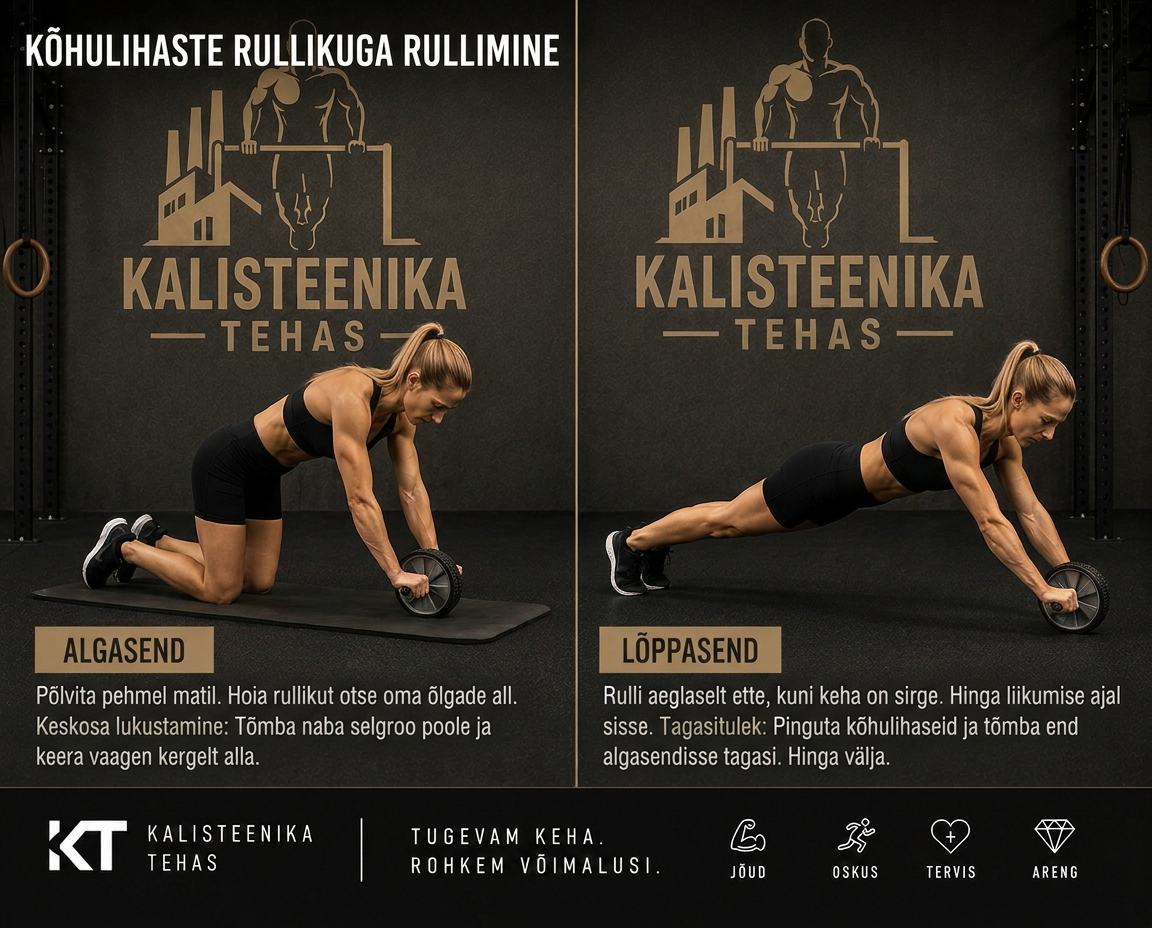 Kõhulihaste rullikuga rullimine