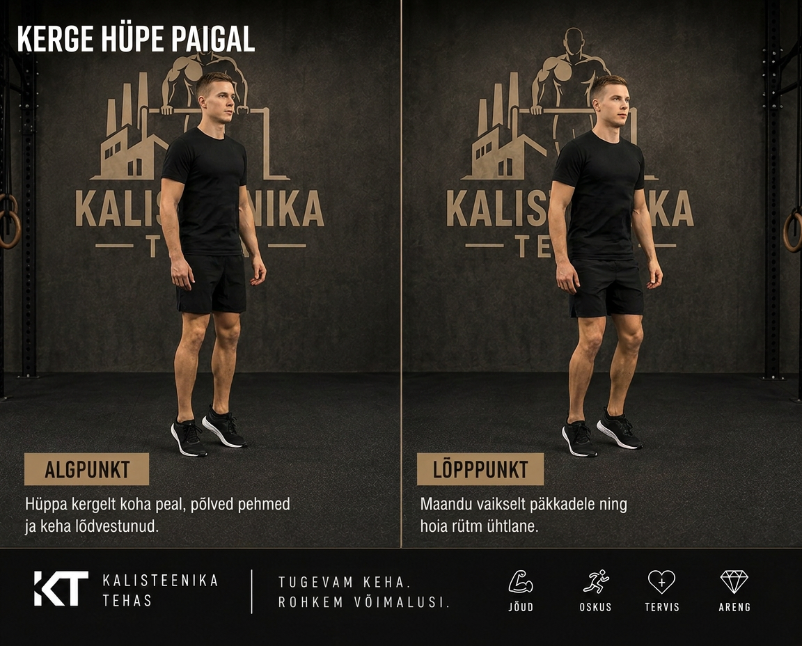 Kerged hüpped paigal