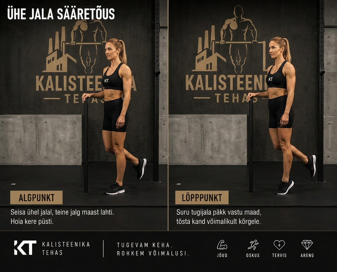 Ühe jala sääretõus