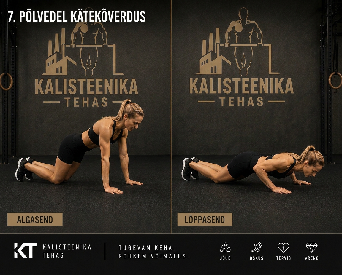 Põlvedel kätekõverdus