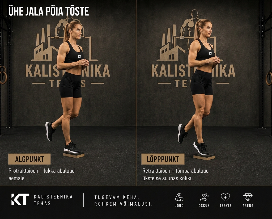 Ühe jala pöia tõste