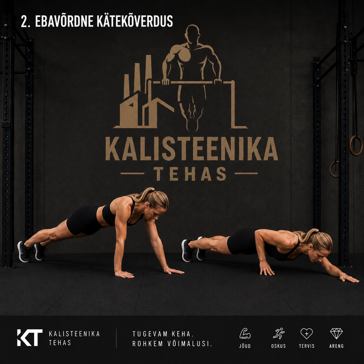 Ebaühtlane kätekõverdus